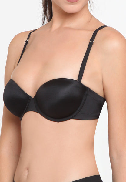 Johari Ultra Lux supported bra in Black